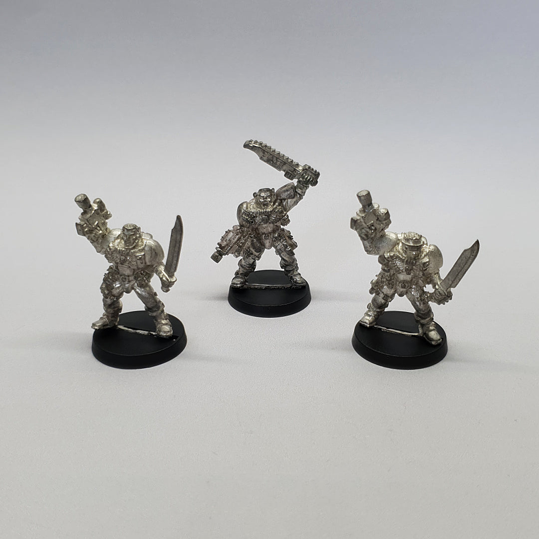 TFT 22056 - SPACE MARINE SCOUTS x2 W/ SERGEANT x1 - GW 1997